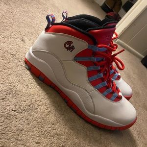 Size 11 Jordan 10 Chicago Flag